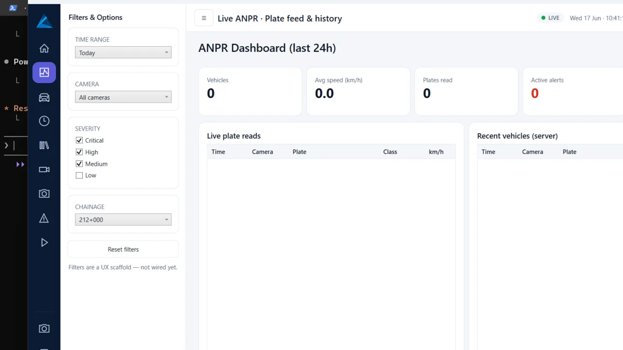 Live ANPR Feed